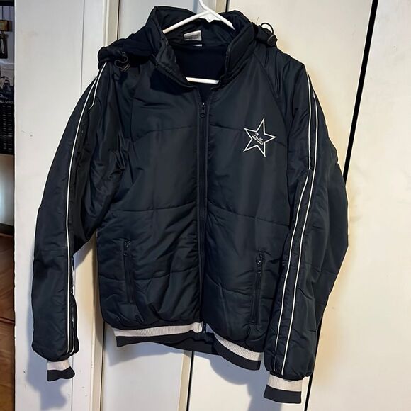 Vintage NFL Football Dallas Cowboys navy blue Winter Coat Men’s Large Jacket